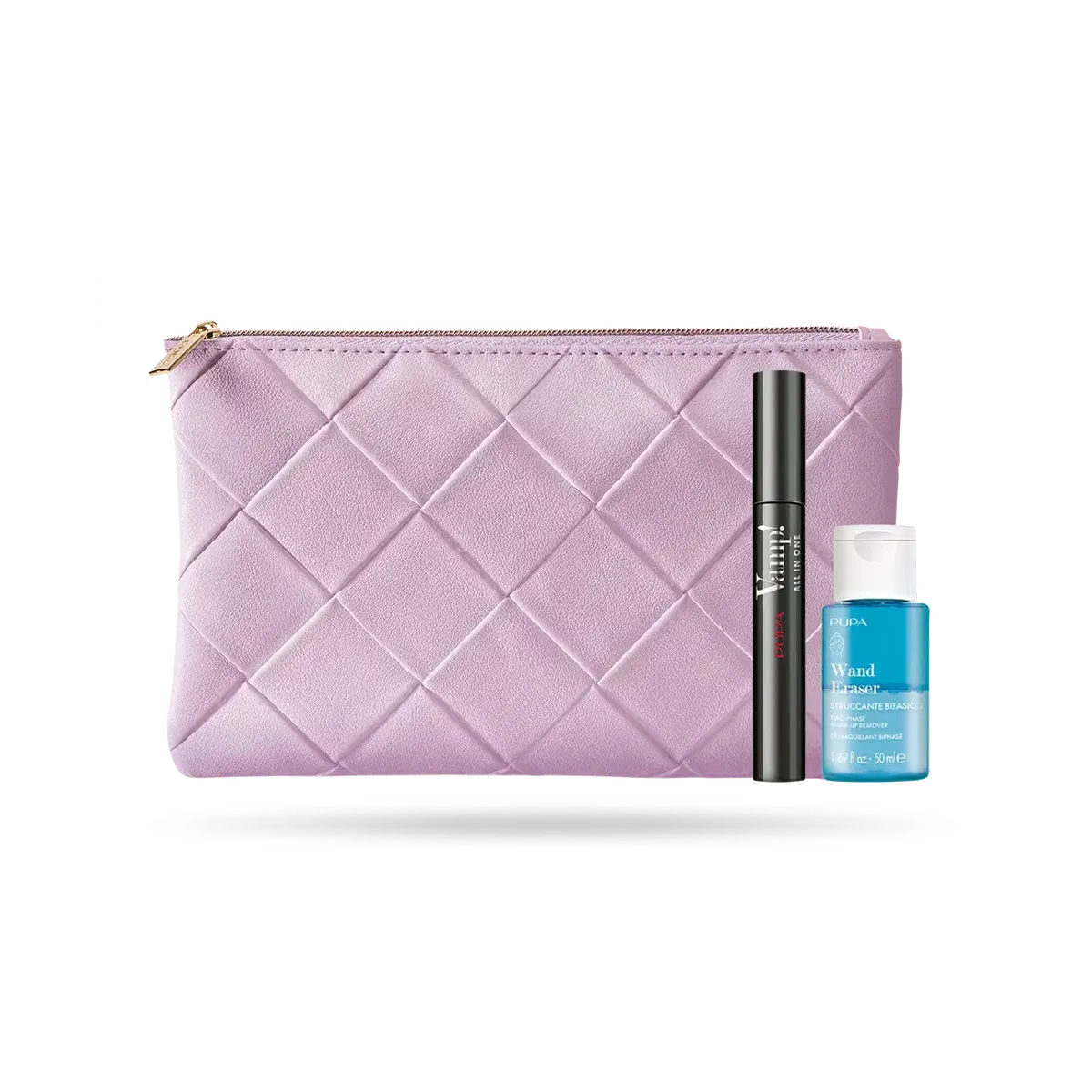 PUPA CONJUNTO VAMP! MÁSCARA ALL IN ONE+DESMAQUILHANTE BIFÁSICO