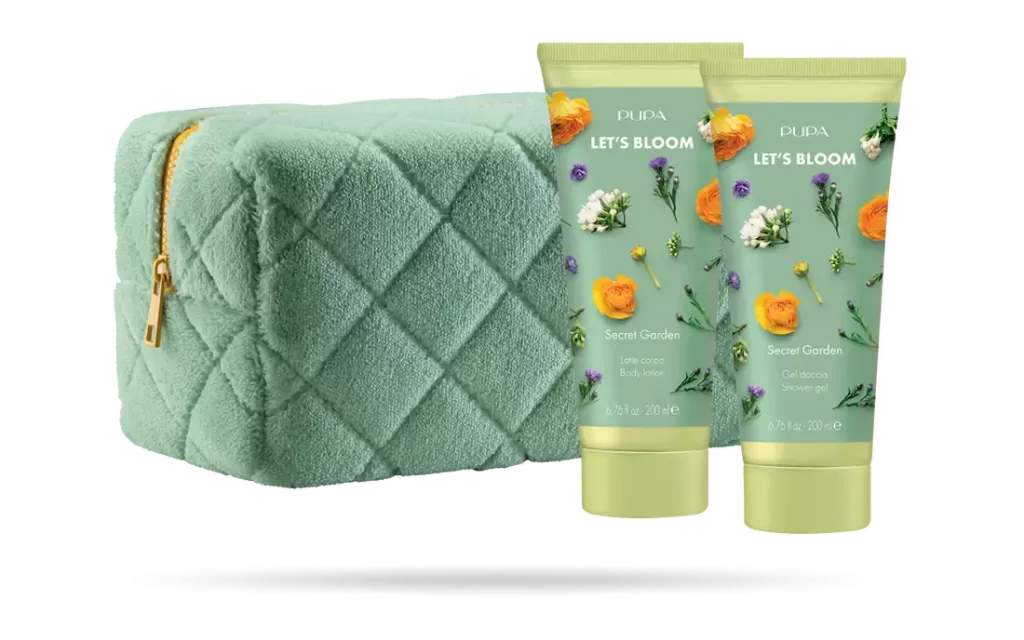 PUPA LET'S BLOOM SHOWER GEL+BODY LOTION SECRET GARDEN