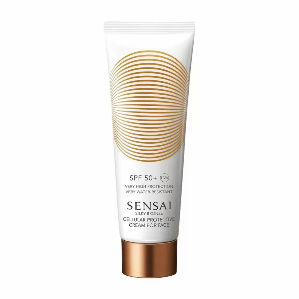 SILKY BRONZE ANTI-AGEING SUN CARE FOR FACE SPF50+